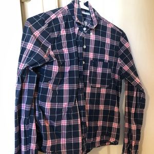 Plaid long sleeve shirt